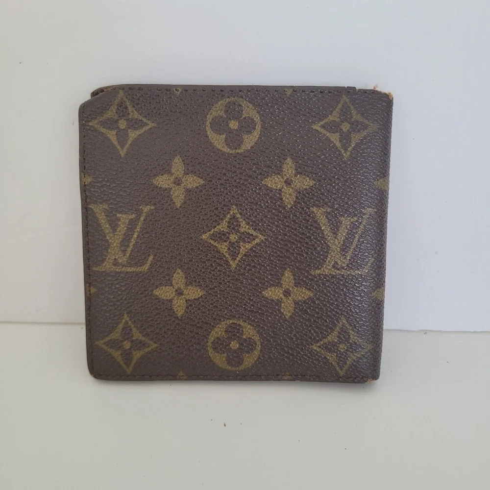 Louis Vuitton Vintage‎ Monogram Portefeuille Marco Bifold Wallet Brown 832